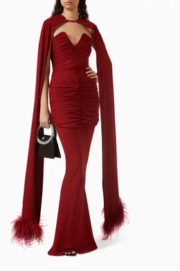 princess polly baby blue dress Burgundy Formal Dresses main image 1