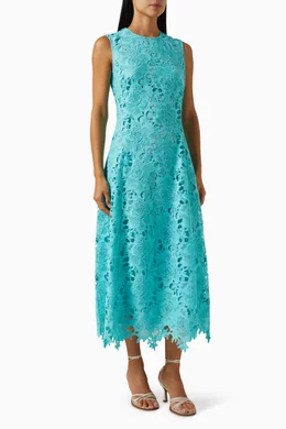 knee length dresses for ladies Leo Lin Cleo Sleeveless Midi Dress - Prism Print main image 1