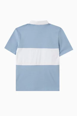 Buy Givenchy Blue Logo Polo Shirt in Cotton For Boys Online Ounass Saudi
