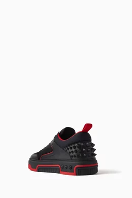 Louboutin black low top hotsell