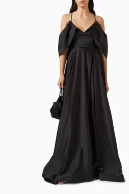 green emerald velvet dress EXP - Gizia