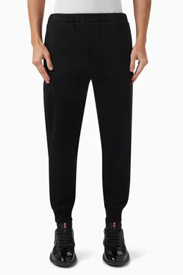 Buy Prada Black Sweatpants in Cotton fleece For Men Online Ounass Saudi