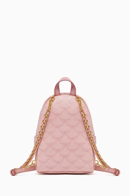 Buy MCM Pink X mini Stark Bebe Boo Backpack in Lauretos For Women Online Ounass Saudi