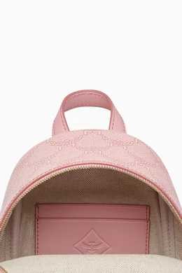 Buy MCM Pink X mini Stark Bebe Boo Backpack in Lauretos For Women Online Ounass Saudi