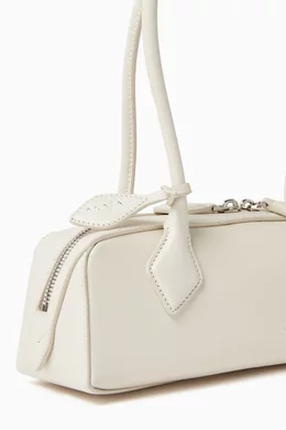 (送料・関税込) ALAIA LE TECKEL leather small bag (white) Le Teckel Small leather shoulder bag in white - Alaia