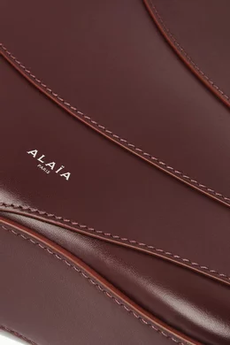 Buy Alaïa Brown Djinn Shoulder Bag in Smooth Leather For Women