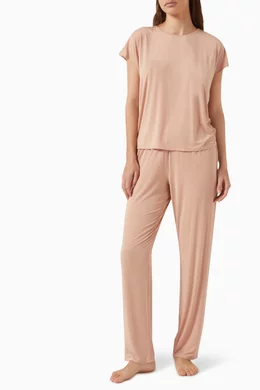 Buy Calvin Klein Orange Pyjama Pants in Modal blend For Women Online Ounass Saudi