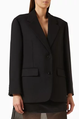 Prada black blazer top