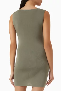 st agni vas knit mini dress Rent Vas Green Knit Mini Dress - St Agni