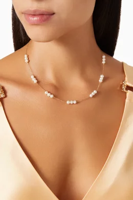 Pearl necklace damas clearance