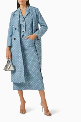 never fully dressed denim skirt Never Fully Dressed - Leopard Lucia Mini Denim Jaspre Skirt