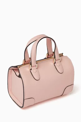 Buy Valextra Pink Micro Babila Boston Top handle Bag in Leather For Women Online Ounass Saudi
