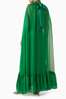 alice and olivia emerald green dress ALEXIS England Dress SAGE, L
