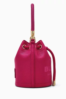 Buy Marc Jacobs Pink The Mini Bucket Bag in Leather For