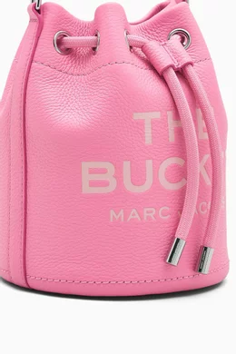 Buy Marc Jacobs Pink The Mini Bucket Bag in Leather For Women