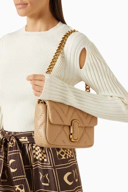 Buy Marc Jacobs Brown The Small J Marc Shoulder Bag in Quilted Leather For Women Online Ounass Saudi