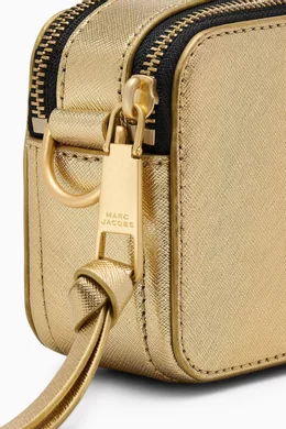 Buy Marc Jacobs Gold The Snapshot Crossbody Bag in Metallic Leather For Women Online Ounass Saudi