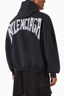 Buy Balenciaga Black Unisex Paris Tropical Hoodie in Vintage
