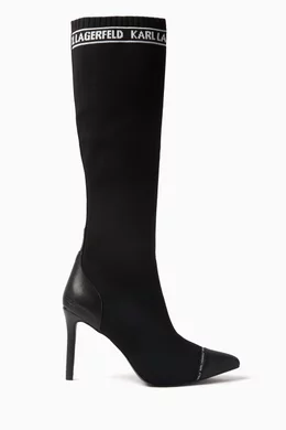 Karl lagerfeld sock boots new arrivals