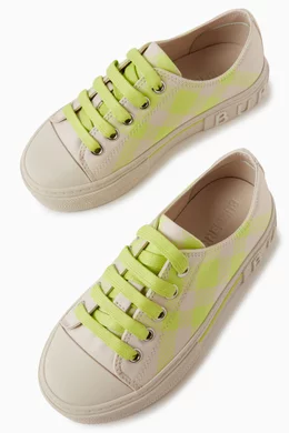 Burberry sneakers womens yellow clearance