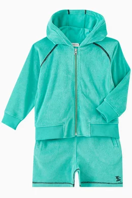 Burberry velvet hoodie best sale