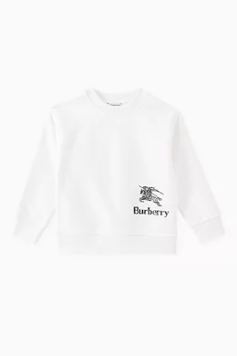 Burberry embroidered sweatshirt best sale