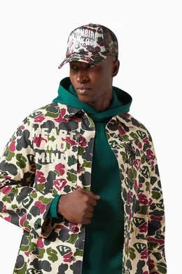 Buy Billionaire Boys Club Multicolour Camo Logo Trucker Cap in