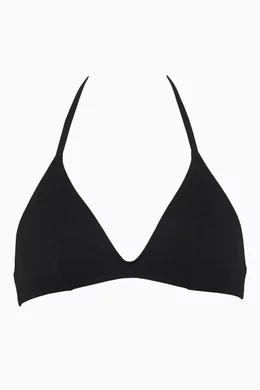 Buy ERES Black Cubisme Small Triangle Bikini Top For Women Online