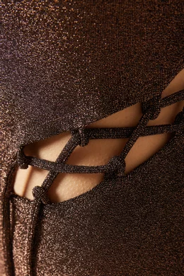 Buy Reformation Pink Kinsey Knit Dress in Nylon Blend For Women Online |  Ounass Saudi