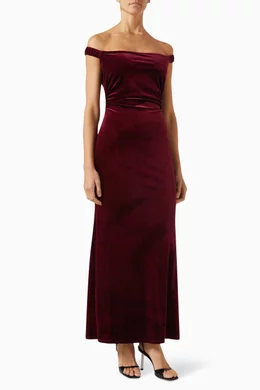 princess polly baby blue dress Reformation Jocelyn Velvet Dress