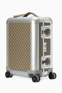 Buy Gucci Neutral Porter Cabin Plus Trolley Bag in Coated canvas For UNISEX Online Ounass Saudi