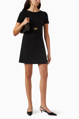 ワンピース Versace Medusa 95 Short-Sleeved Mini Dress VERSACE MEDUSA '95 SHORT-SLEEVED MINI DRESS (VERSACE