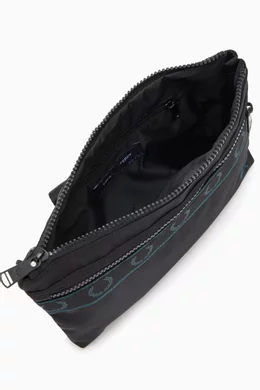 Buy Fred Perry Black Contrast Tape Sacoche Bag For Men Online | Ounass Saudi