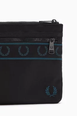 Buy Fred Perry Black Contrast Tape Sacoche Bag For Men Online | Ounass Saudi