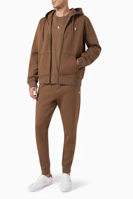 Brown polo sweat suit discount