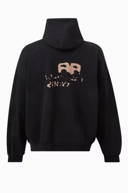 Buy Balenciaga Black Unisex Hand-drawn BB Icon Hoodie in Cotton For UNISEX  Online | Ounass Saudi
