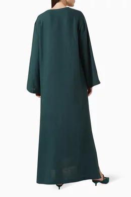 Buy Giorgio Armani Green Embellished Maxi Dress For Women Online | Ounass  Saudi