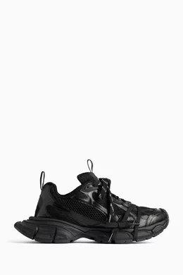Buy Balenciaga Black 3XL Logo Sneakers in Mesh For Men Online