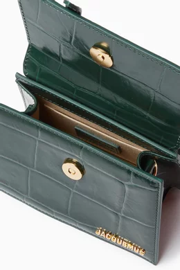 Green Jacquemus Sac Croco Buy Jacquemus Green Le Chiquito Moyen