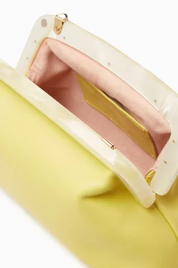 Buy Marella Yellow Zeo Handbag in Faux Leather For Women Online Ounass Saudi