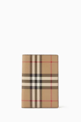 Burberry passport holder sales