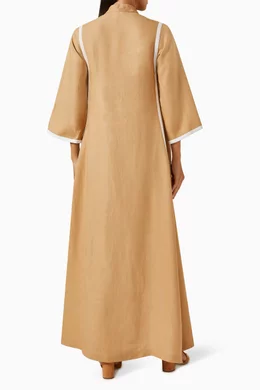 Buy Loro Piana Neutral Talisa Embroidered Maxi Dress For Women Online |  Ounass Saudi