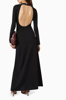 Buy Solid & Striped Black x Sofia Richie Grainge Narcia Dress in Viscose- knit For Women Online | Ounass Saudi