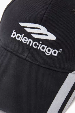 帽子 Balenciaga 3b sports icon cap Balenciaga 3b Sports Icon Cap 'Black White' 766860410B21702