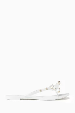 Pvc rockstud flat sandal clearance