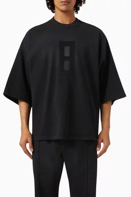Buy Fear Of God Black Airbrush 8 Short-sleeveT-shirt in Cotton