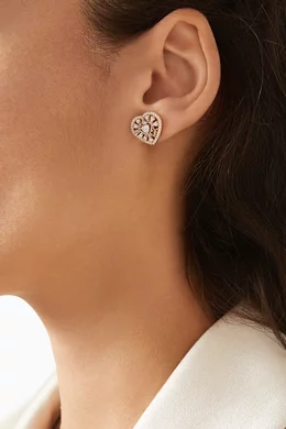 Mk rose gold earrings hotsell