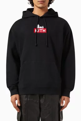 Buy Kith Black Kith x Peanuts Doghouse Hoodie in Cotton-fleece For  