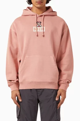 Pink kith hoodie hot sale