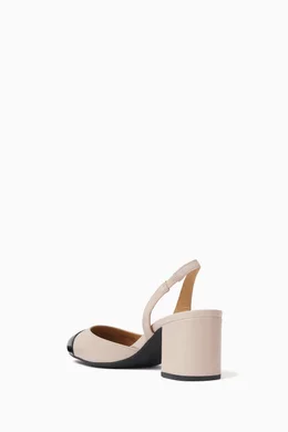 Buy Michael Kors Pink Perla Flex Slingback Pumps in Leather For